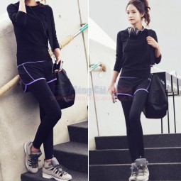 Quần thể thao nữ giả 2 quần