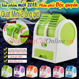 Quạt mini 2 ống gió 2015