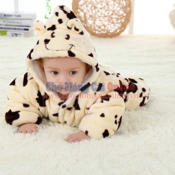 Bộ nỉ giữ ấm mùa đông cho bé NM003