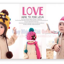 Mũ len giữ ấm hình sao cho bé ME002
