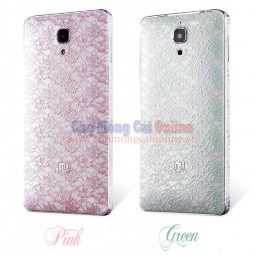 Miếng dán điện thoại hoa văn, chống vân tay