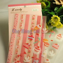 Phụ kiện sticker trang trí dễ thương