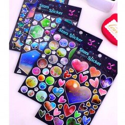 Phụ kiện sticker hình sao và trái tim