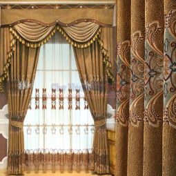 Rèm cửa chất liệu vải gấm cao cấp RC005