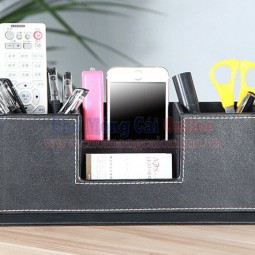 Hộp để đồ đặt bàn bằng da cao cấp