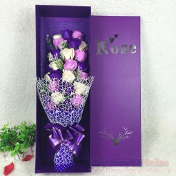 Hoa hồng sáp hộp 33 bông HQ022