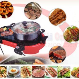 Bếp lẩu nướng 2 trong 1 JKA3