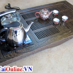 Bàn trà điện gỗ Trầm đen