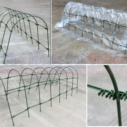 Khung vòm nilong chống mưa lạnh cho cây