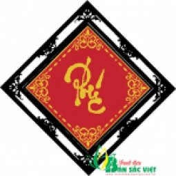 TP080 - Chữ Phúc (viền vàng)