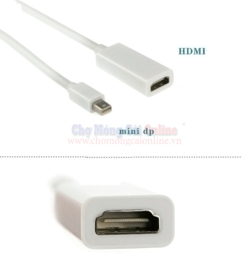 cap chuyen doi Mini DisplayPort Thunderbolt sang HDMI chomongcaionline (1)