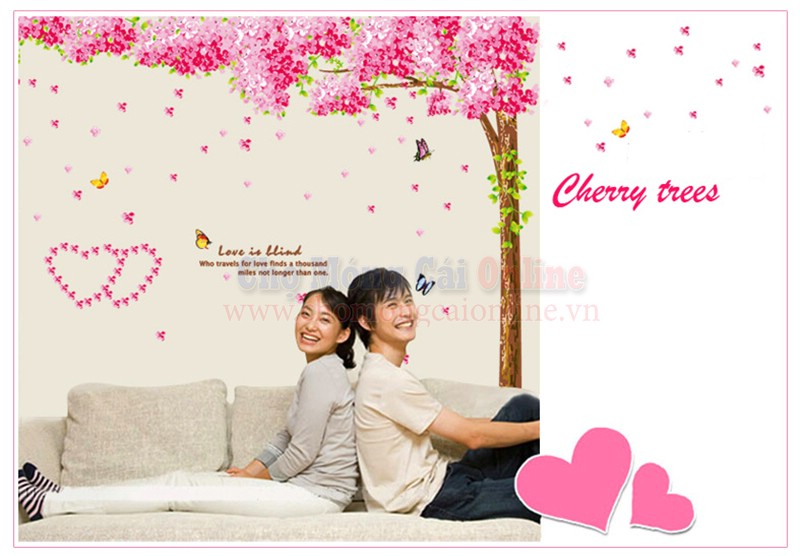 decal dan tuong hinh cay anh dao chomongcaionline (3)