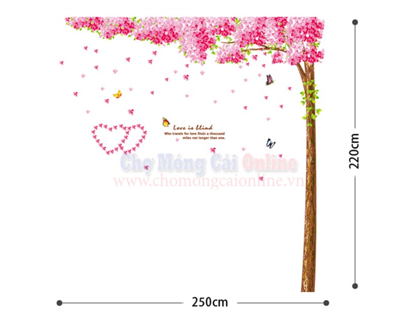 decal dan tuong hinh cay anh dao chomongcaionline (4)