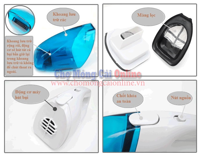 may hut bui cam tay mini 7