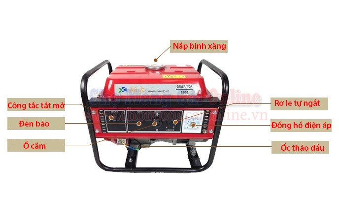 may phat dien XD1500 4