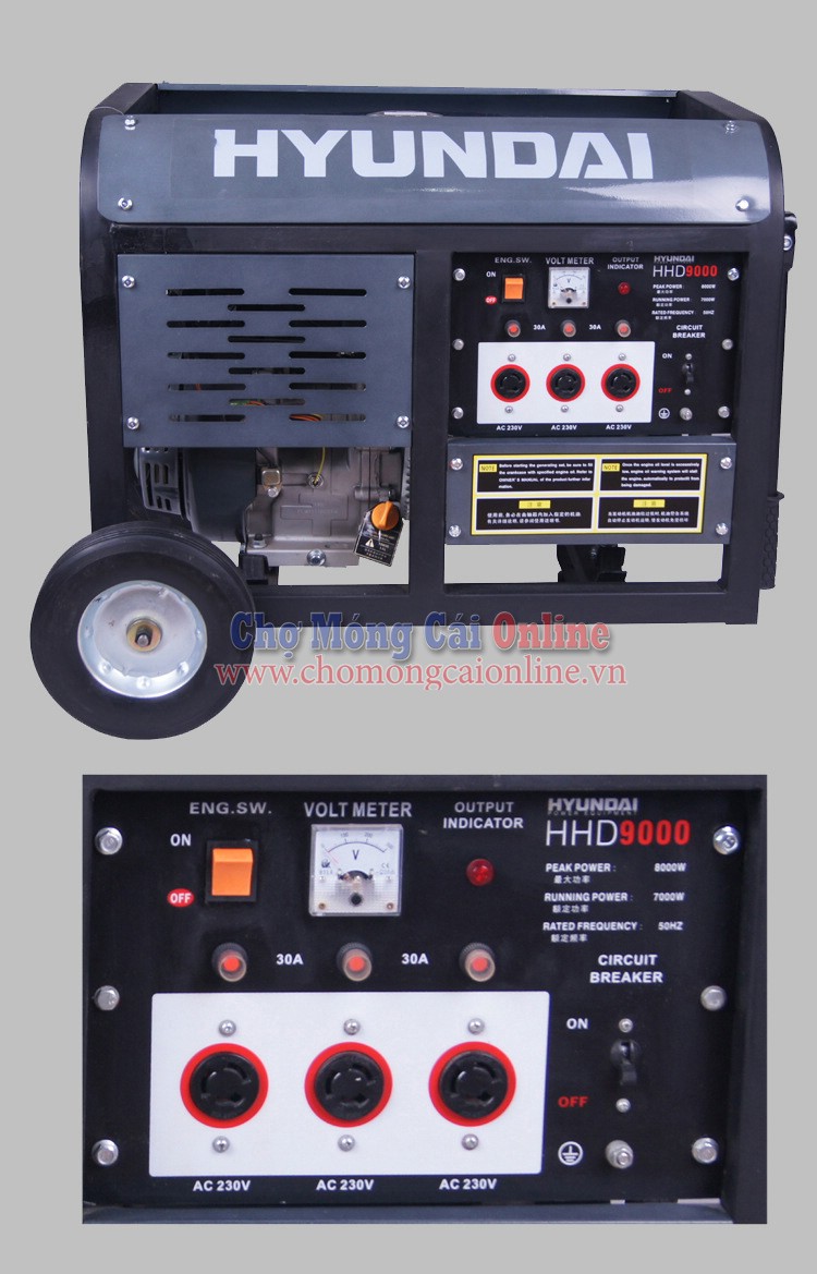 may phat dien HYUNDAI HHD9000E 1