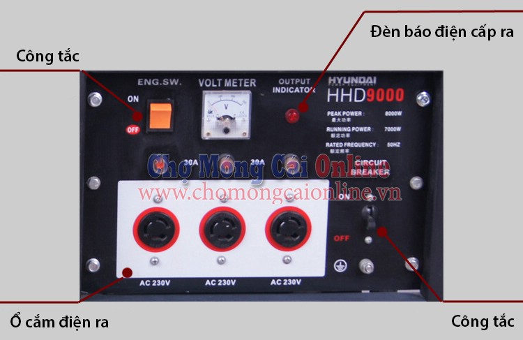 may phat dien HYUNDAI HHD9000E 5
