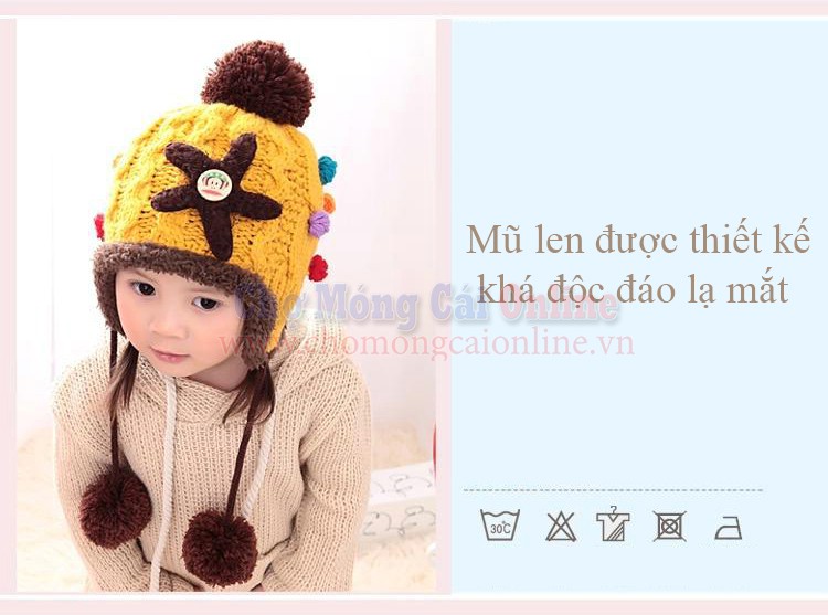 mu len giu am hinh sao cho be ME002 2