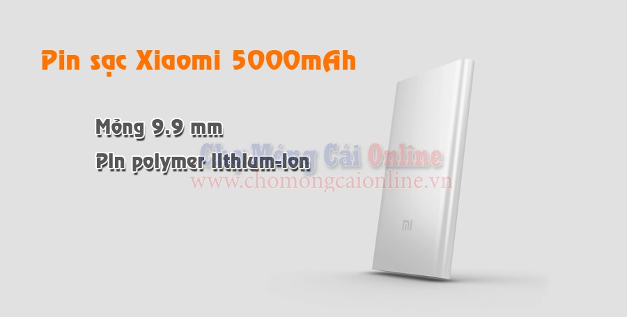 pin sac du phong xiaomi 5000 mAh