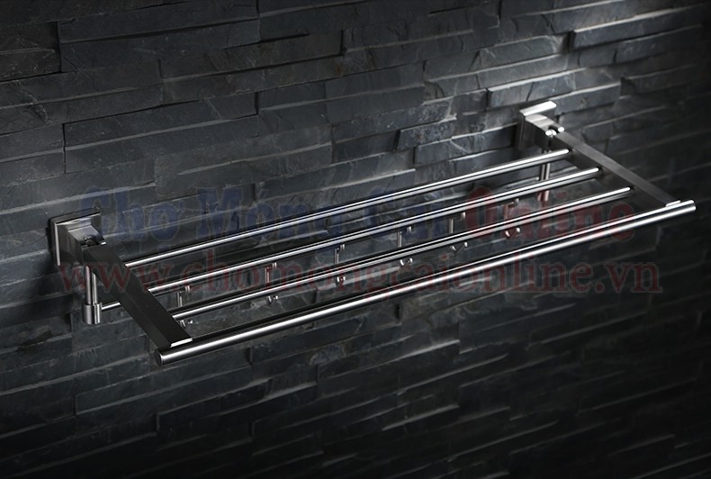 Giá treo khăn tắm có móc cao cấp SUS304 DGD025 (16)